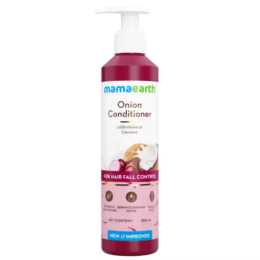 Mamaearth Onion Hair Regrowth Combo Onion Shampoo 250ml + Onion Conditioner 250ml