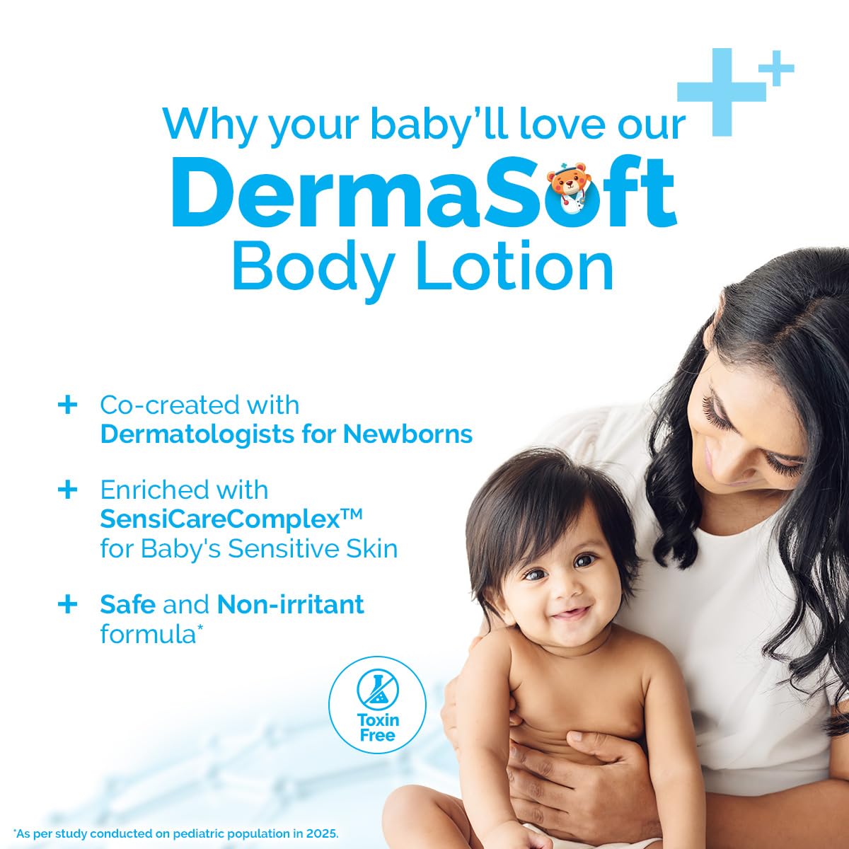 Mamaearth Baby DermaSoft Body Lotion for Baby's Sensitive Skin (250 ml)