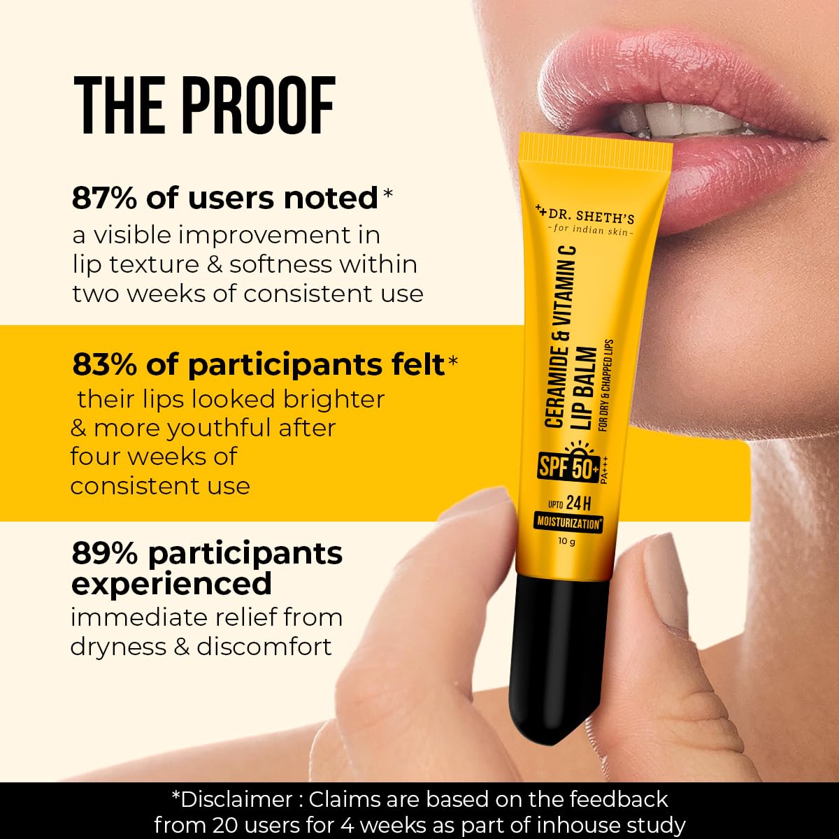 Dr. Sheth's Ceramide & Vitamin C Lip Balm 10g