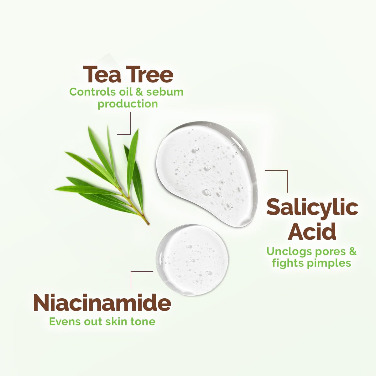 Mamaearth Tea Tree Pimple Control Face Wash For Oily & Acne-Prone Skin (100ml)