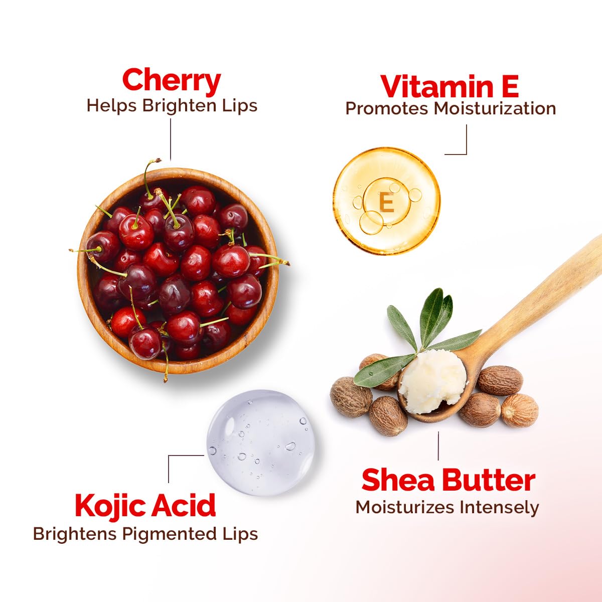 Mamaearth Cherry Moisture Therapy Lip Balm 15g