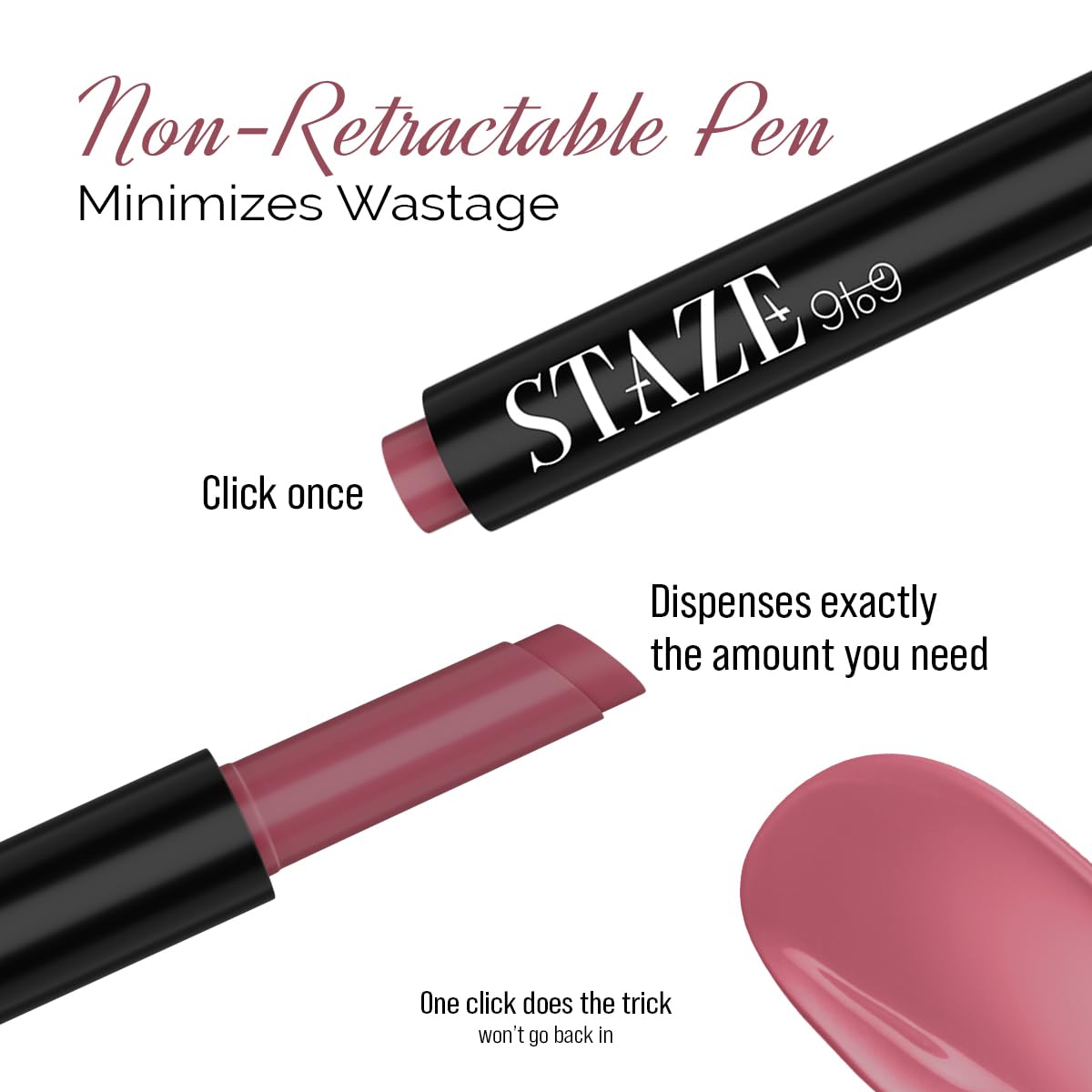 Staze Y.U.M.M.Y Lip Gloss Balm | 3-in-1 Gloss + Tint + Balm | 02 Lush Berry | 2g