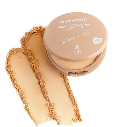 Mamaearth glow full coverage compact natural glow 