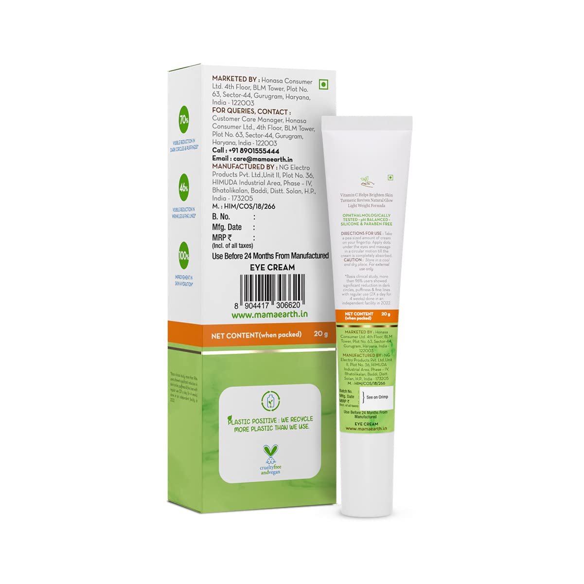 vitamin c daily glow under eye cream