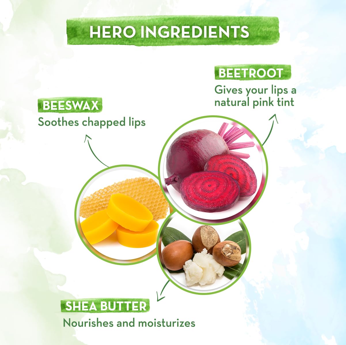 mamaearth beetroot tinted lip balm hero ingredients