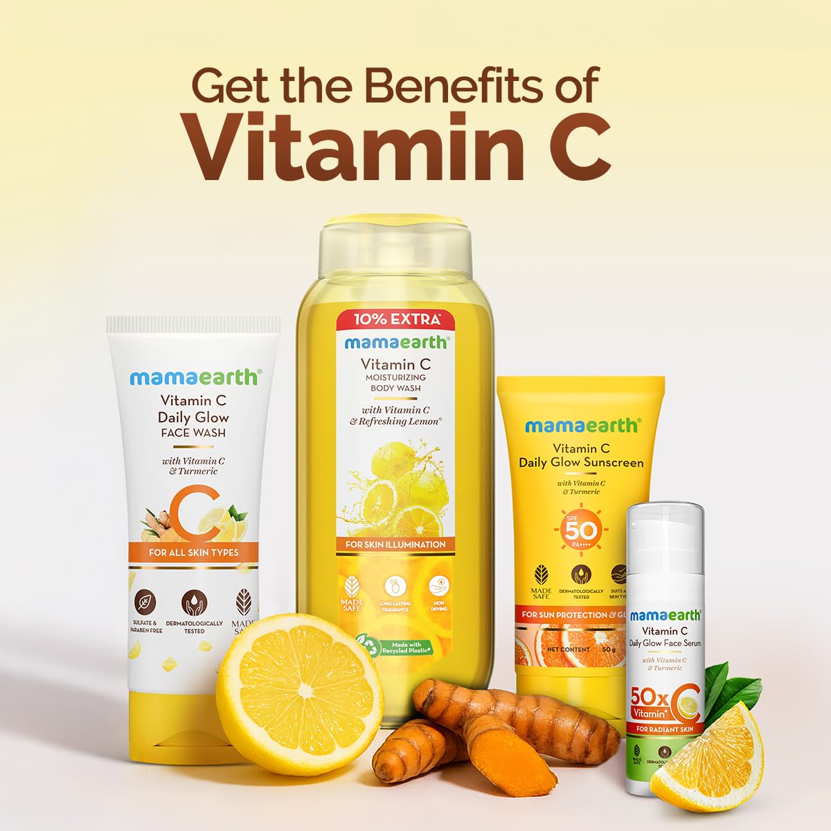 Mamaearth Vitamin C Daily Glow Face Wash (100ml)
