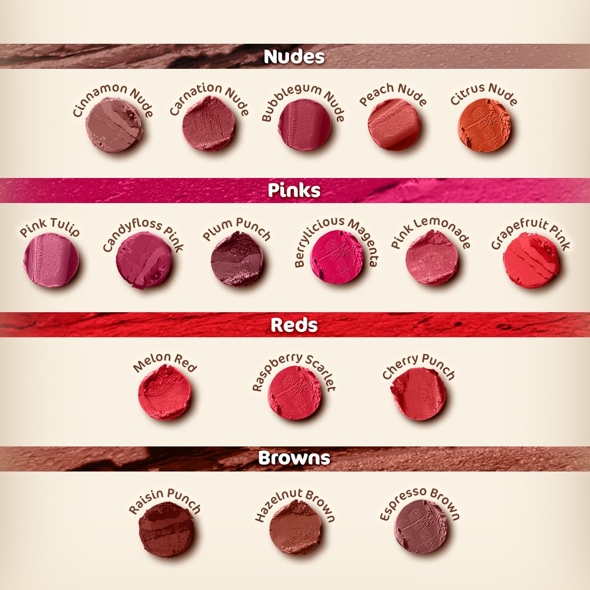 Mamaearth Moisture Matte Long Stay Lipstick - 2g | Carnation Nude