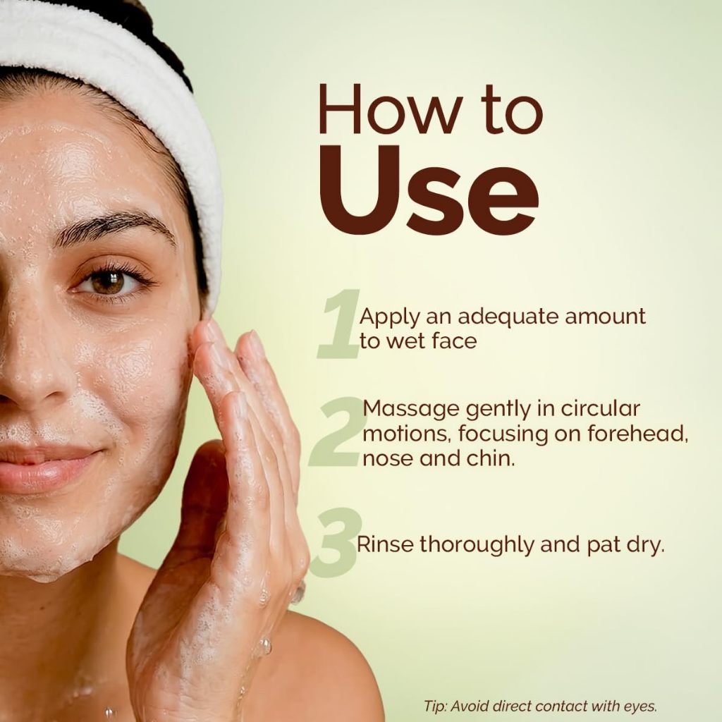 Mamaearth Mung Bean Pore Cleansing Face Wash with Mung Bean, AHA & BHA - 100 ml