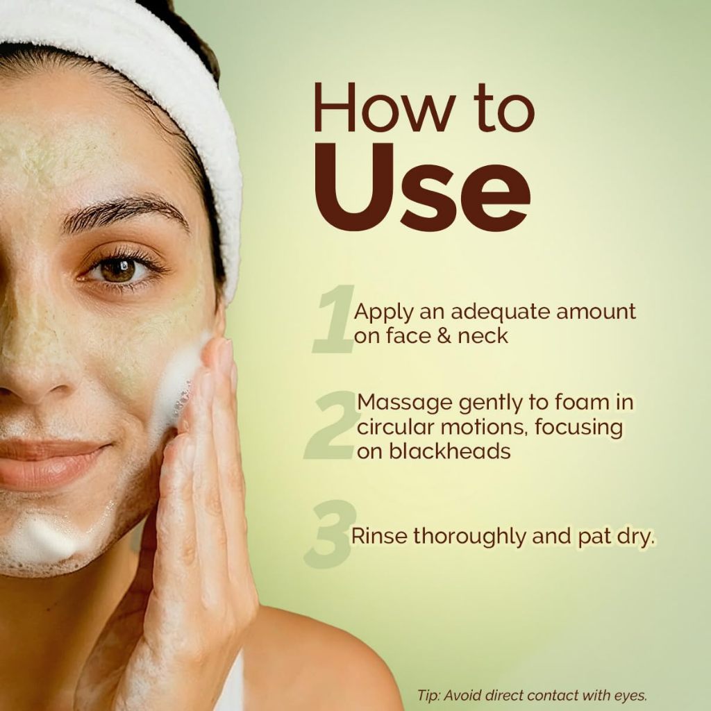 Mamaearth Mung Bean Pore Cleansing Face Scrub with Mung Bean, AHA BHA - 100g