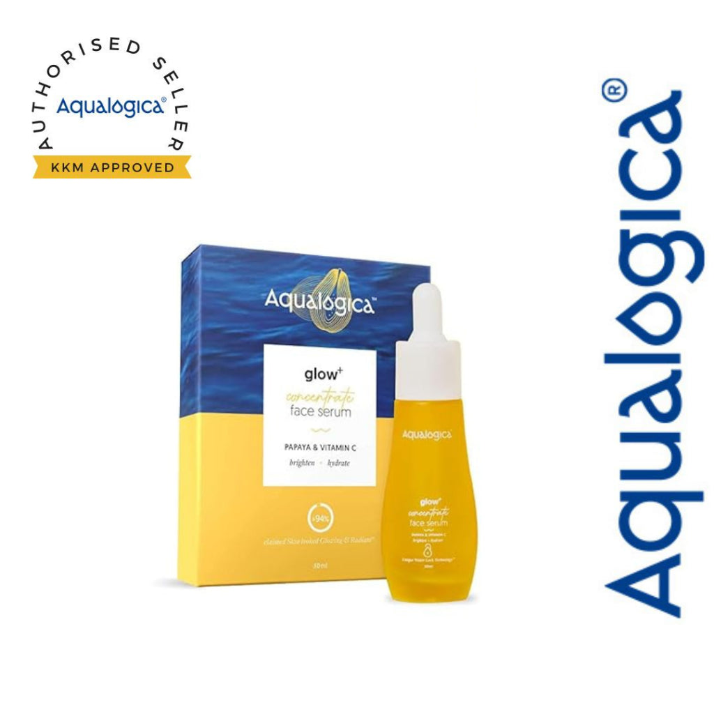 Aqualogica Glow+ Concentrate Vitamin C Face Serum with Hyaluronic Acid, Vitamin C & Papaya 30ml