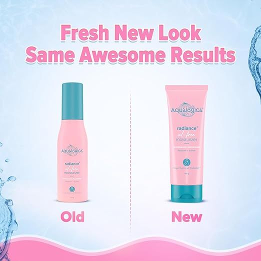 Aqualogica Radiance+ Oil-Free Moisturizer - 100g  | Hydrating | Moisture | Oily | Sensitive