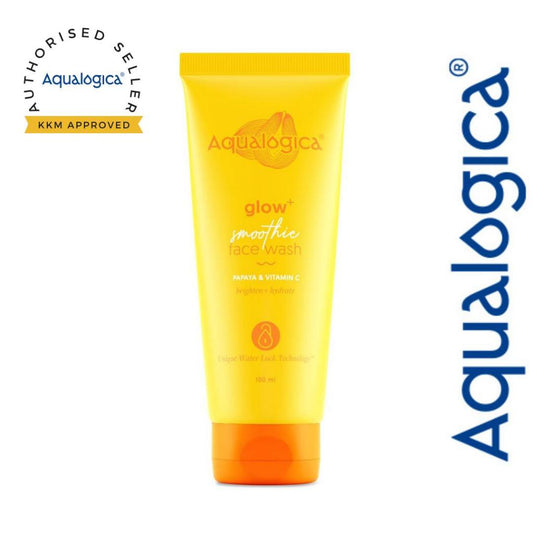 Aqualogica Glow+ Smoothie Face Wash with Papaya & Vitamin C for Glowing Skin - 100ml