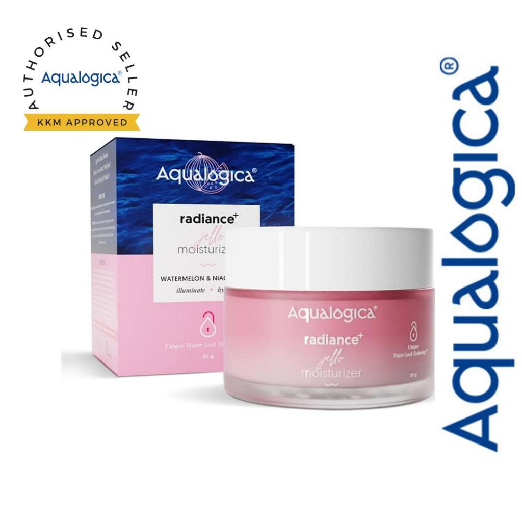 Aqualogica Radiance+ Jello Moisturizer Gel For Pigmentation & Dark Spots - For Dry, Bright