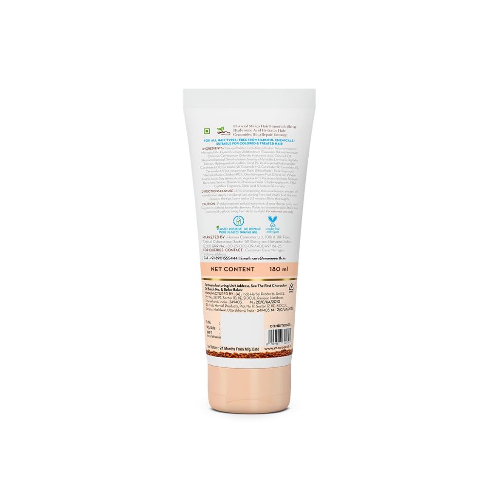 Mamaearth Flaxseed Damage Repair Conditioner for Soft, Smooth & Shiny Hair 180 ml