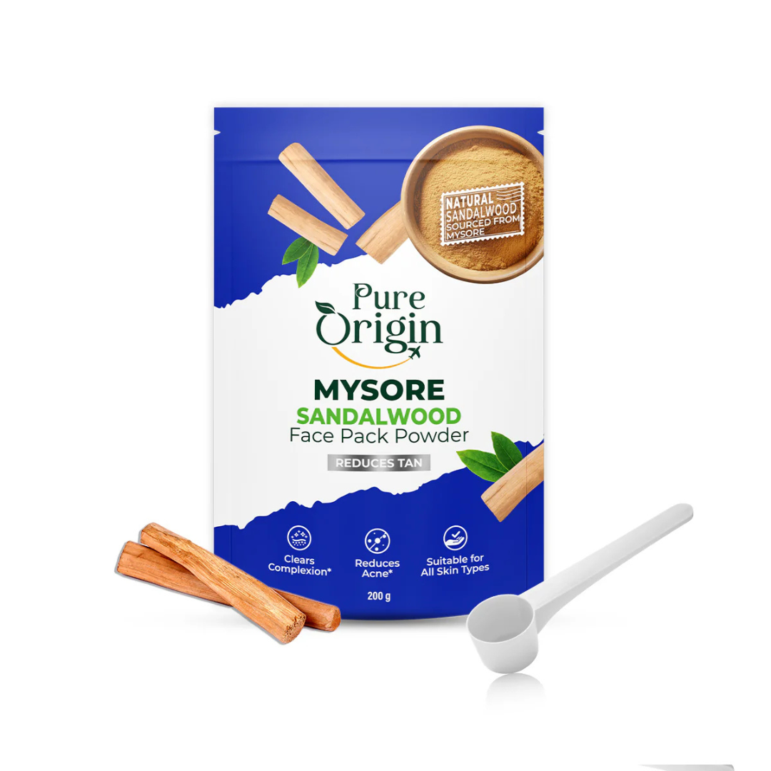 Pure Origin Mysore Sandalwood Face Pack Powder (200g)