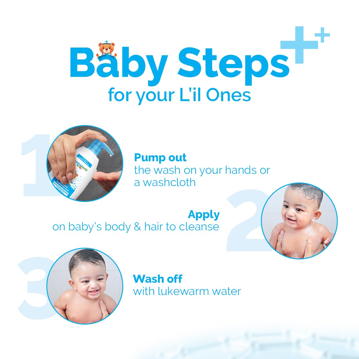 Mamaearth Baby DermaSoft Head to Toe Wash for Baby's Sensitive Skin (250 ml)