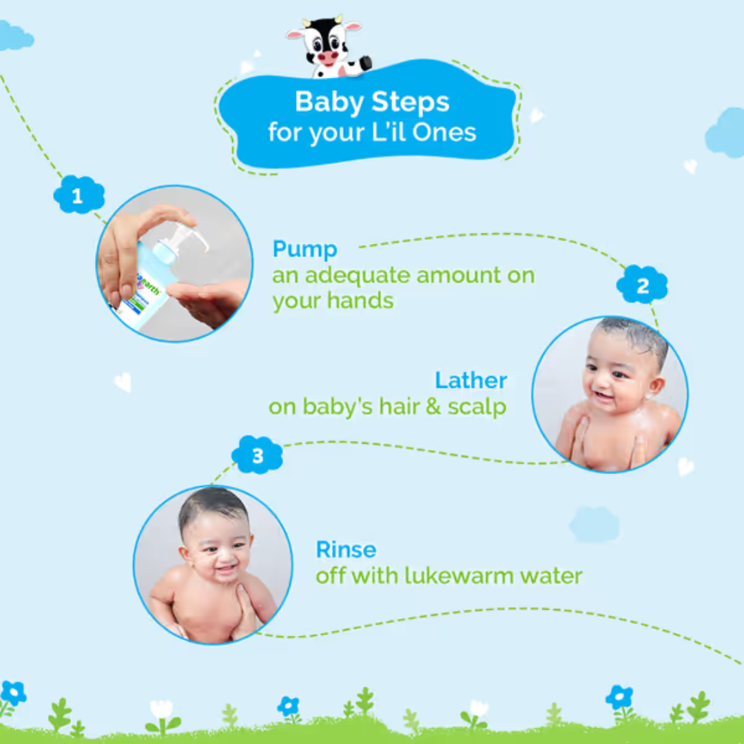 Mamaearth Milky Soft Shampoo with Oats, Milk and Calendula for Babies - 400 ml
