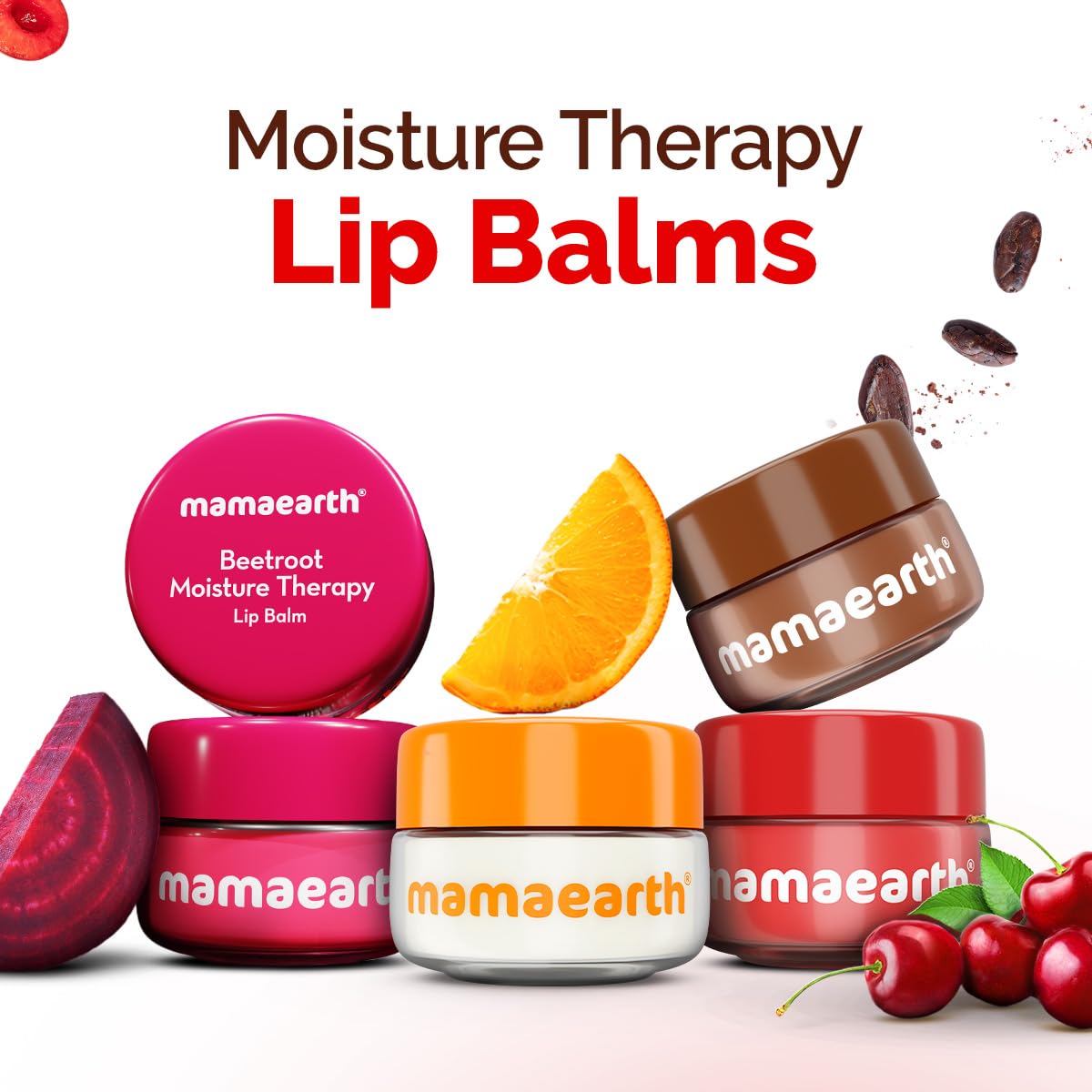 Mamaearth Cherry Moisture Therapy Lip Balm 15g