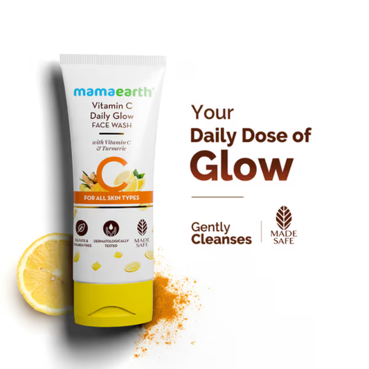 Mamaearth Vitamin C Daily Glow Face Wash (100ml)