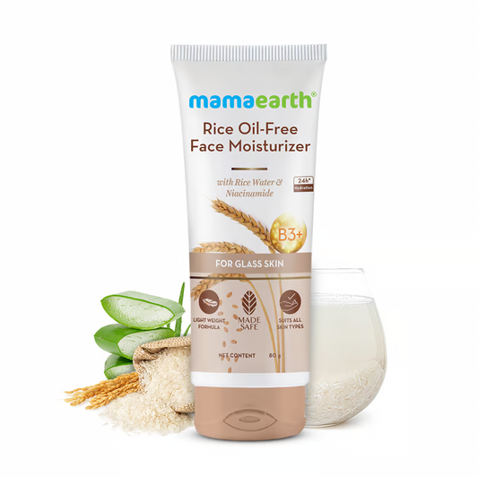 Mamaearth rice oil free face moisturizer