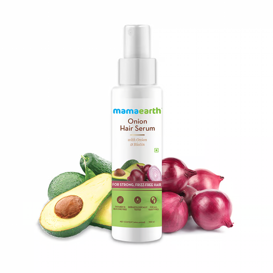 Mamaearth onion hair serum with onion and biotin