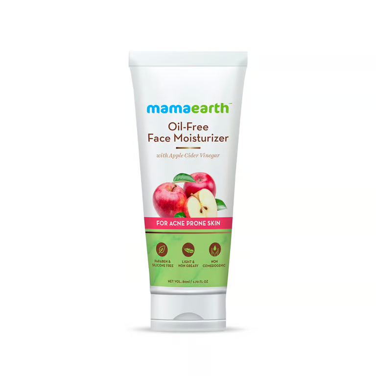 Mamaearth Oil-Free Face Moisturizer for Acne-Prone Skin - 80ml