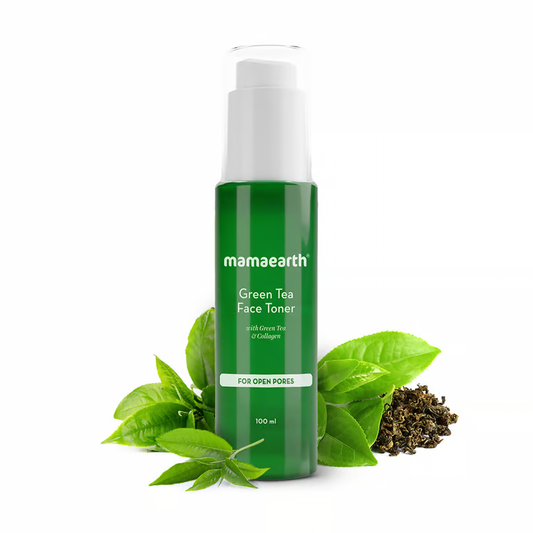 Mamaearth Green Tea Face Toner With Green Tea & Collagen For Open Pores - 100 ml