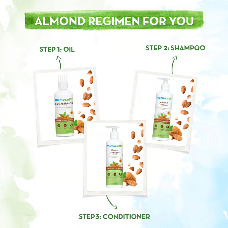 Mamaearth Almond regimen for you