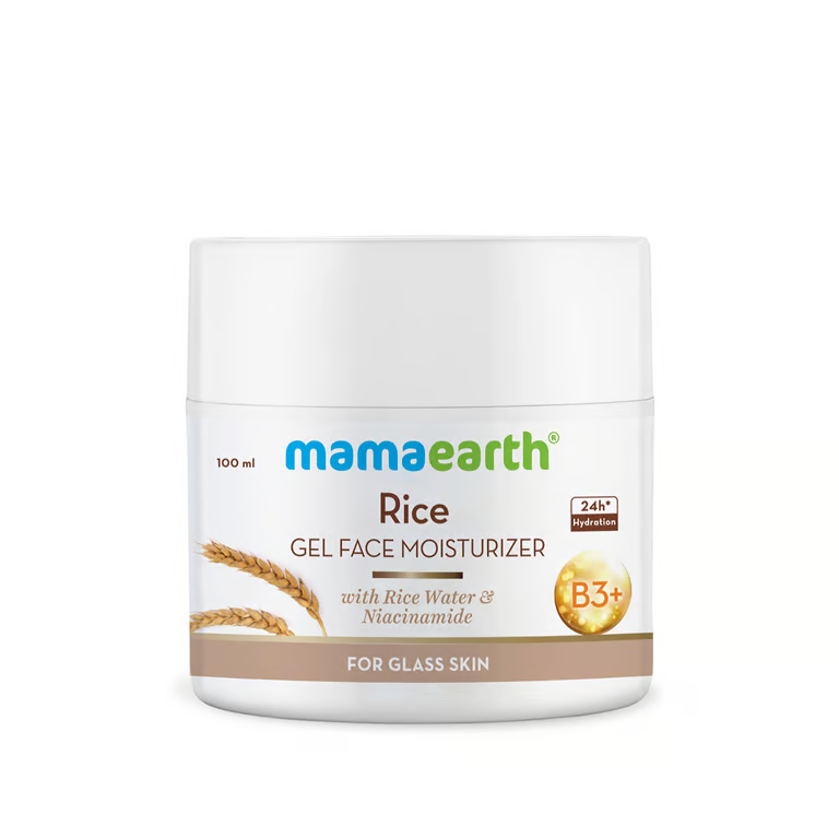 Mamaearth rice gel face moisturizer 