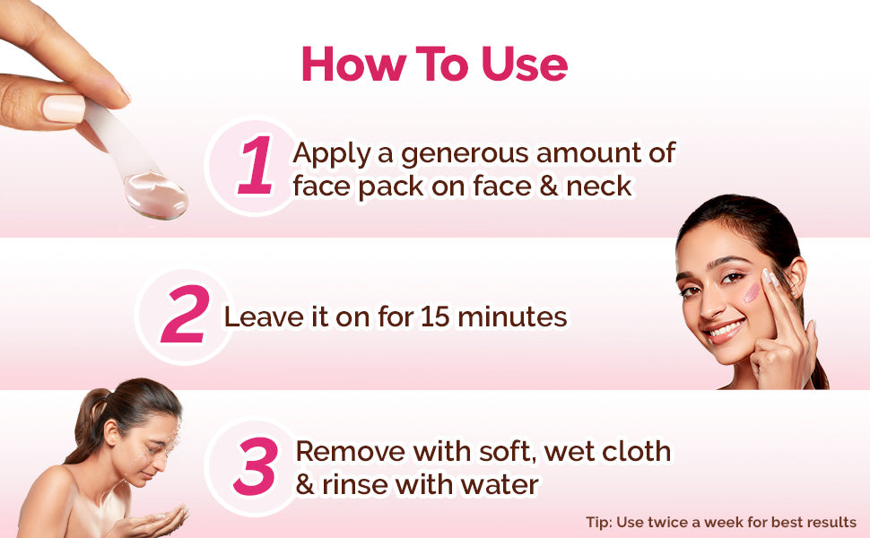 Mamaearth Beetroot Hydraful Face Pack with Beetroot & Hyaluronic Acid for All Skin Types - 200g