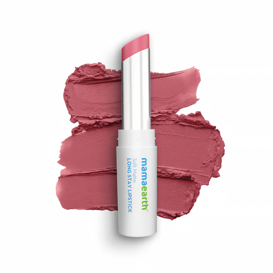 Mamaearth Soft Matte Long Stay Lipstick - Berry Nude - 3.5 g