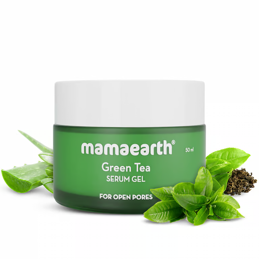 Green Green Tea Serum Gel with Green Tea & Collagen for Open Pores - 50 ml