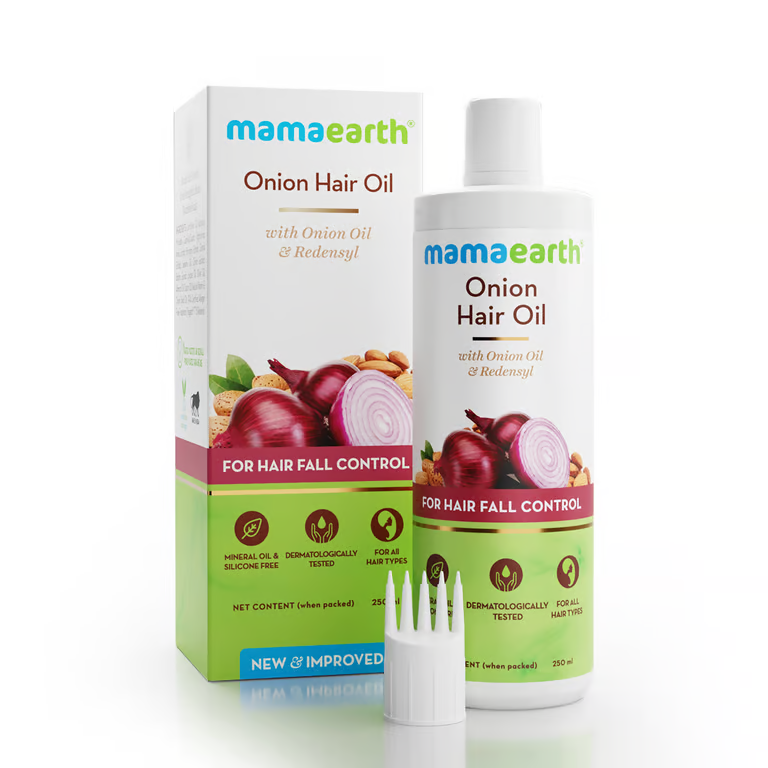 Mamaearth onion hair oil with box 