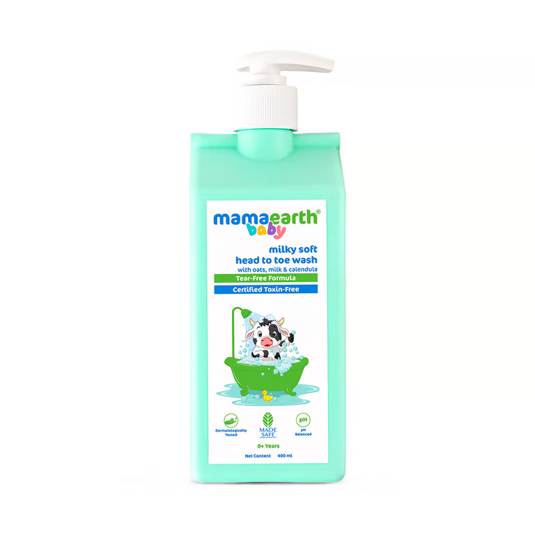 Mamaearth baby head to toe wash product front view