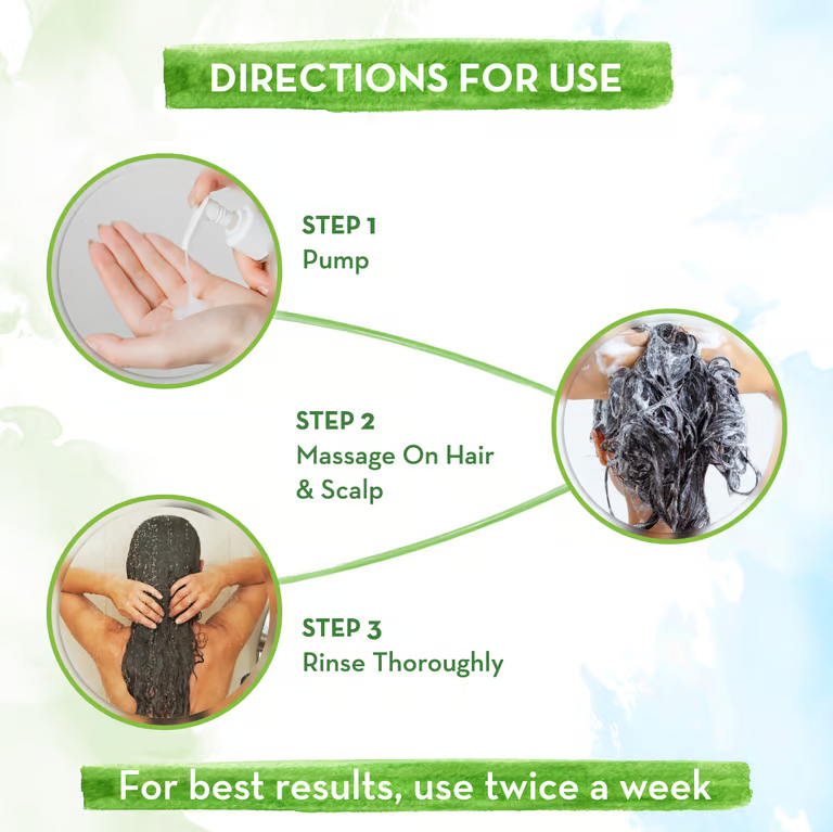 Mamaearth BhringAmla shampoo directions for use
