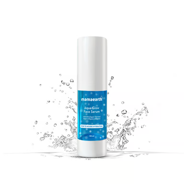 Mamaearth Aqua Glow Face Serum with Himalayan Thermal Water and Hyaluronic Acid - 30 ml