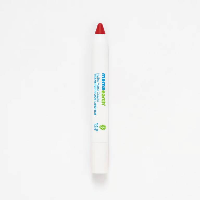 Mamaearth Hydra-Matte Crayon Transferproof Lipstick - 2.4 g - Raspberry Red