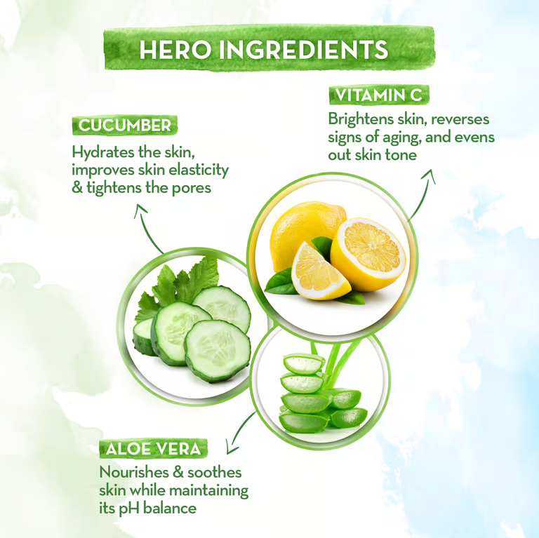 Mamaearth vitamin c toner  hero ingredients