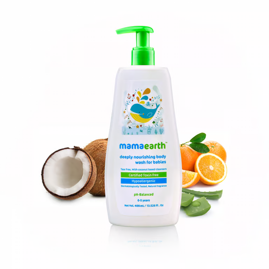 Mamaearth Deeply Nourishing Body Wash for babies - 400ml