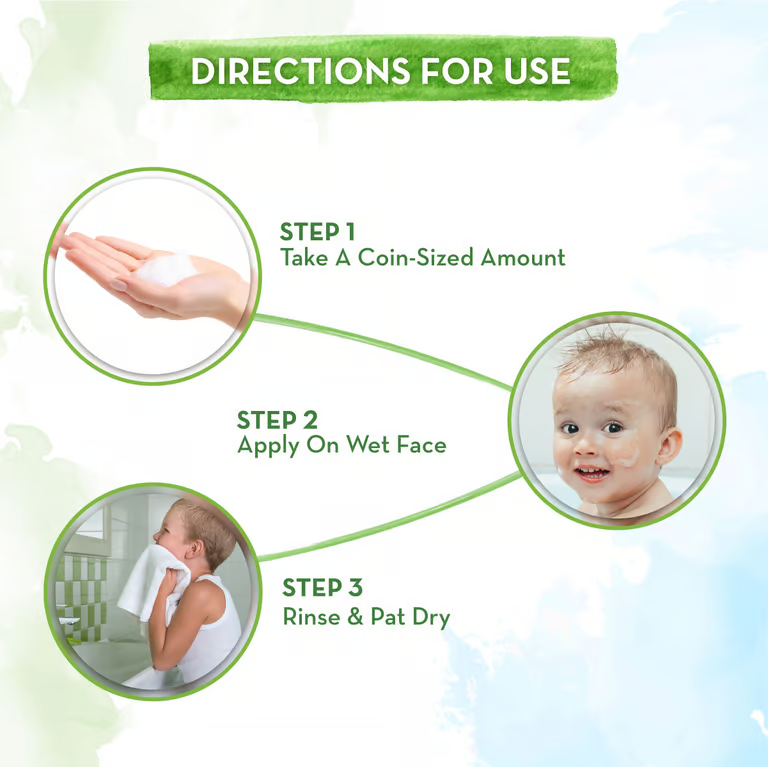 Mamaearth Foaming Face Wash For Kids With Aloe Vera & Coconut For Gentle Cleansing - 150 ml