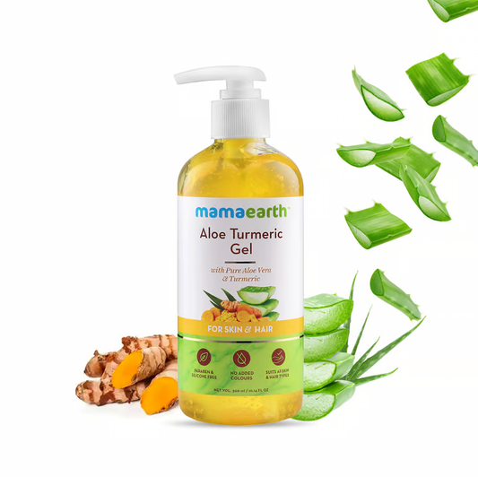 Mamaearth Aloe Turmeric Gel for Skin and Hair - 300ml & 150ml