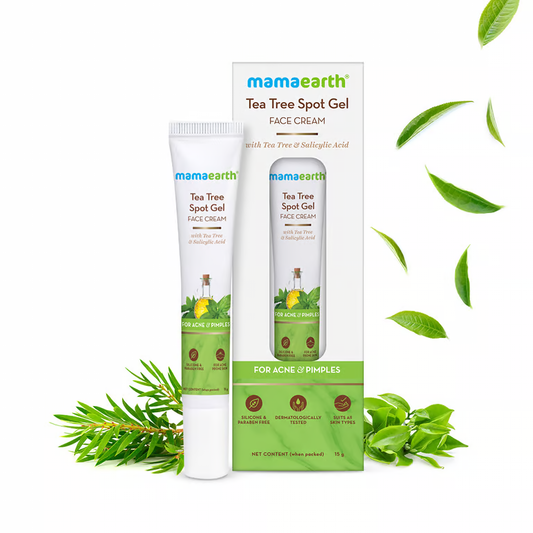 Mamaearth tea tree spot gel face cream