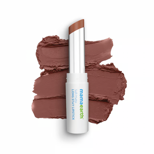 Mamaearth Soft Matte Long Stay Lipstick - Mocha Brown - 3.5 g