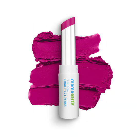Mamaearth Soft Matte Long Stay Lipstick - Mulberry Pink - 3.5 g