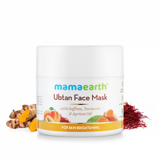 Mamaearth ubtan face mask with saffron and turmeric