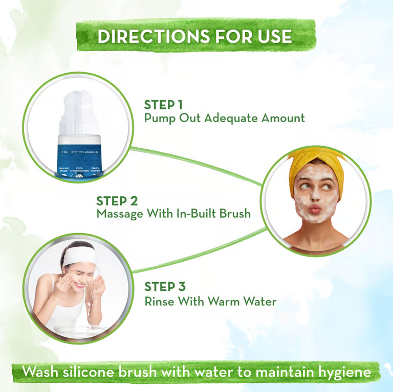 Mamaearth Aqua Glow Face Wash With Himalayan Thermal Water and Hyaluronic Acid for Intense Hydration - 100ml