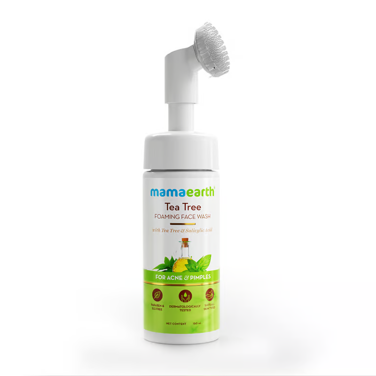 Mamaearth tea tree foaming face wash 