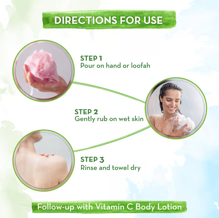 Mamaearth Vitamin C Body Wash with Vitamin C and Honey for Skin Illumination - 300ml