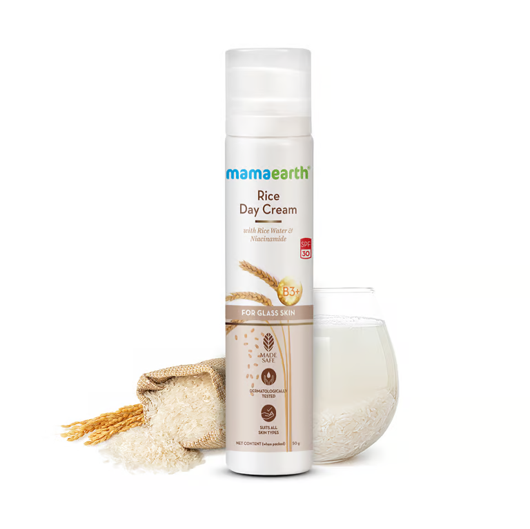 Mamaearth rice day cream 