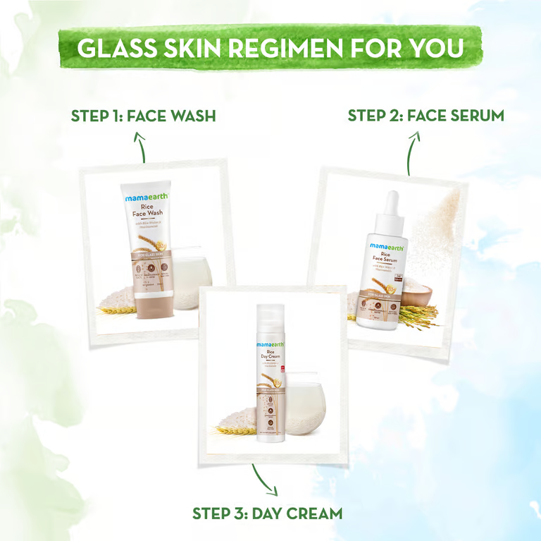 Mamaearth Rice Face Wash for Glass Skin - 100/150 ml